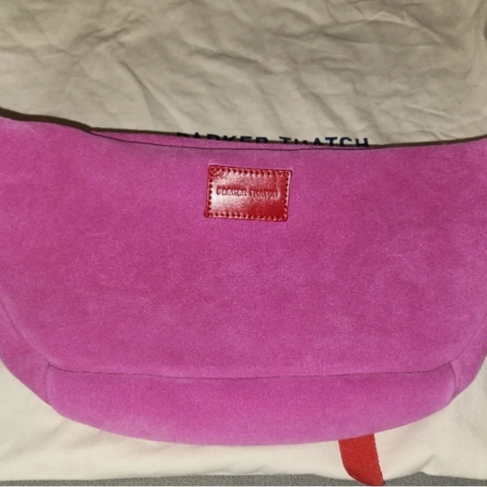 Parker Thatch Cross Your Heart Sling - Suede Pink and Strap - Picture 7 of 8